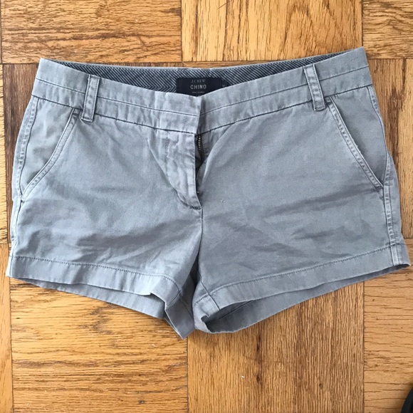 J. Crew Pants - 3” gray jcrew chino shorts
